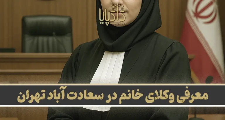 بهترین وکیل خانم در سعادت آباد